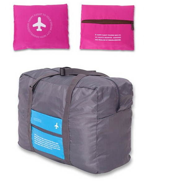 New Custom Aircraft Travel Trolley Bag Large Capacity Folding Bags