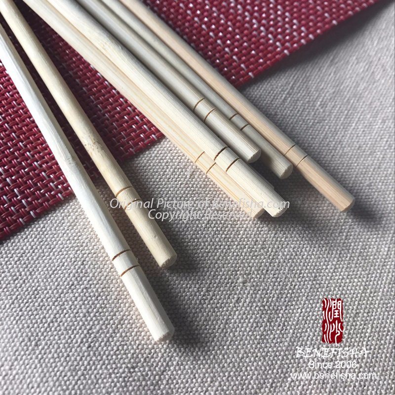 Disposable Plastic Paper Covered Twin Bamboo Chopsticks