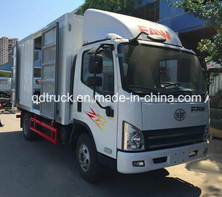 China Popualr light truck/ FAW 5 Ton Cargo Truck with Turbo Charger