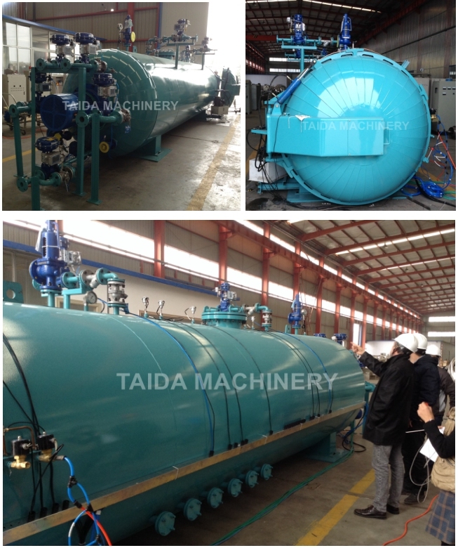 Horizontal Steam Vulcanization Autoclave Machine for Rubber Hose