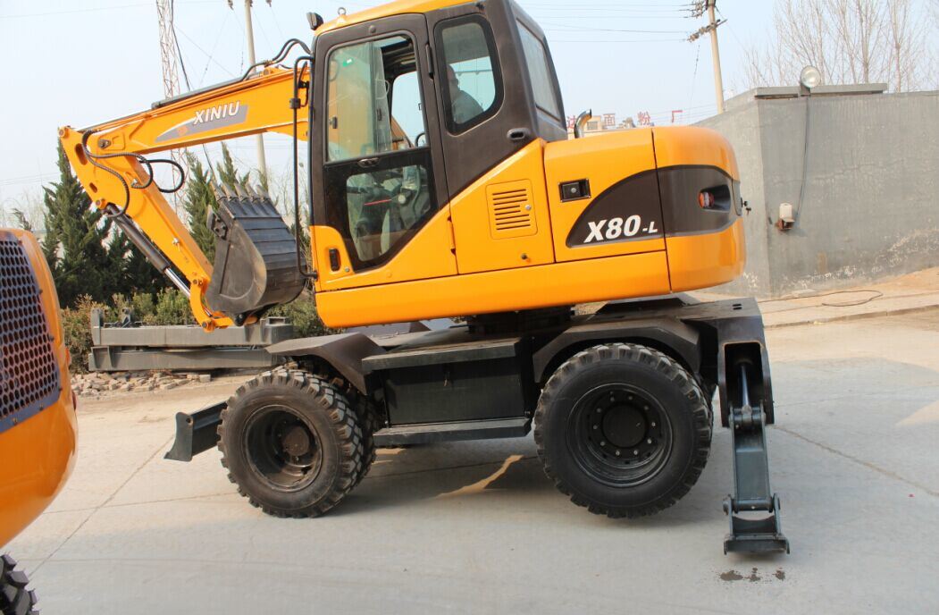 5t 6t 8t 10t 12t Wheel Excavators with Ce ISO