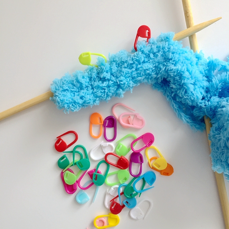 Knitting Tools Colorful 22mm Plastic Knitting Stitch Marker