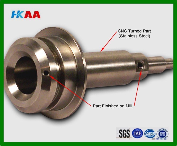 Chromium Nickel Stainless Steel CNC Turned Part