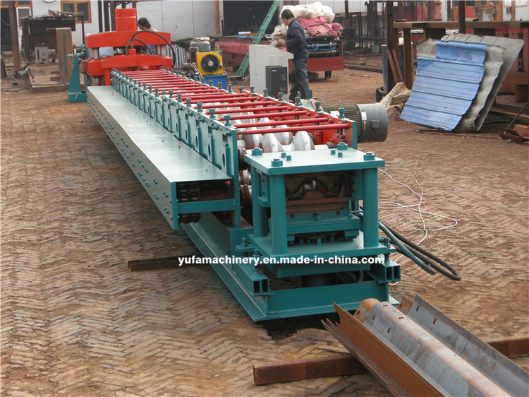 Galvanized Steel Hydraulic Cutting Crash Barrier Highway Guardrail Roll Forming Machine Hebei