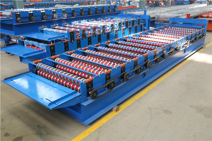 Automatic PPGI/Gi Corrugated Roofing Sheet Wall Panel Roll Forming Machine