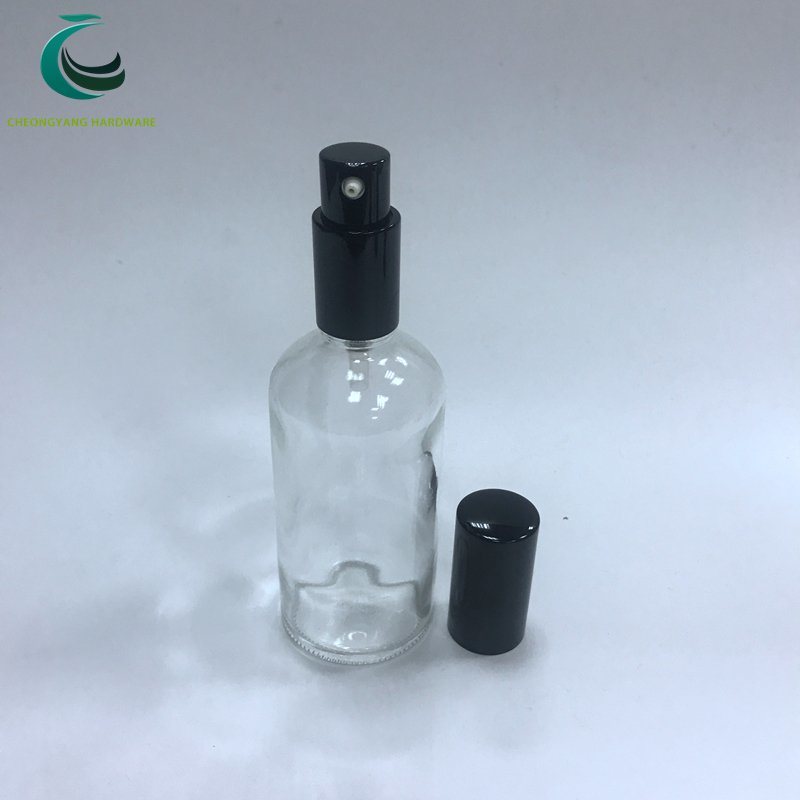 Practical Amber Clear Green Blue 30ml 50ml Glass Dropper Bottle with Lotion Pump Cap