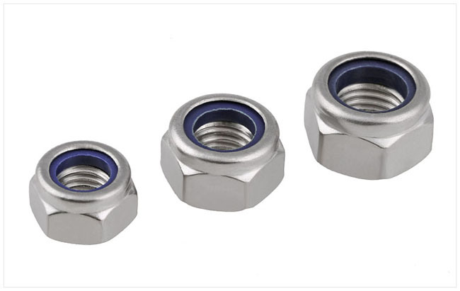 Stainless Steel Hex Nylon Threaded Insert Lock Nut