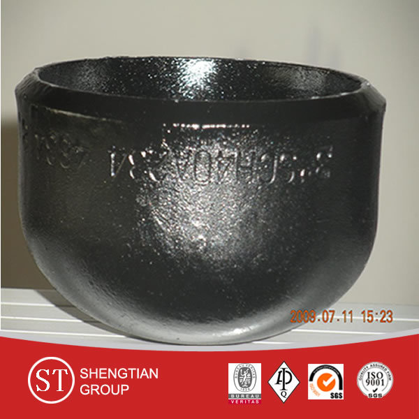 ANSI B16.9 ASTM A234 Wpb Carbon Steel/Stainless Steel Pipe Fitting Cap