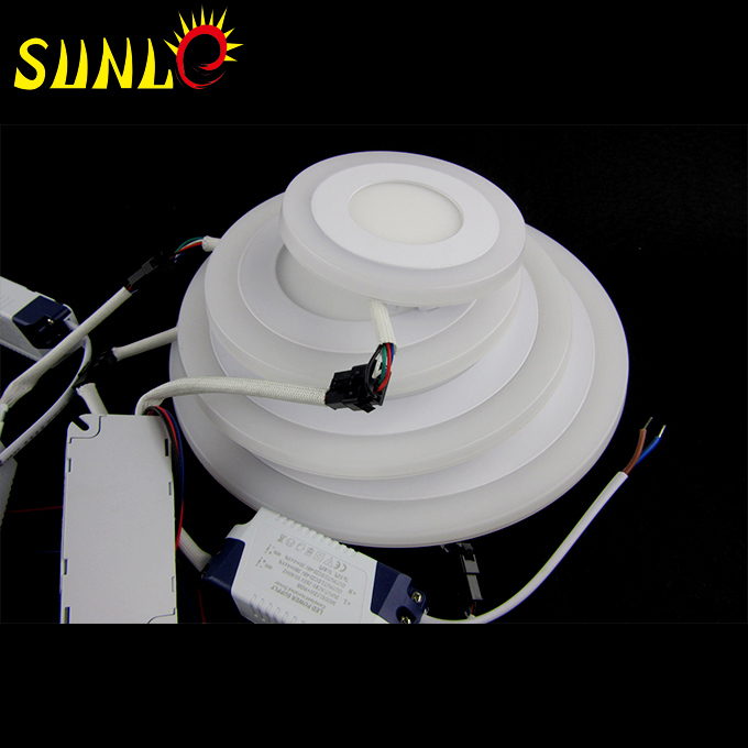 12 Watt RGB Round LED Surface Panel Light with Cheap Size