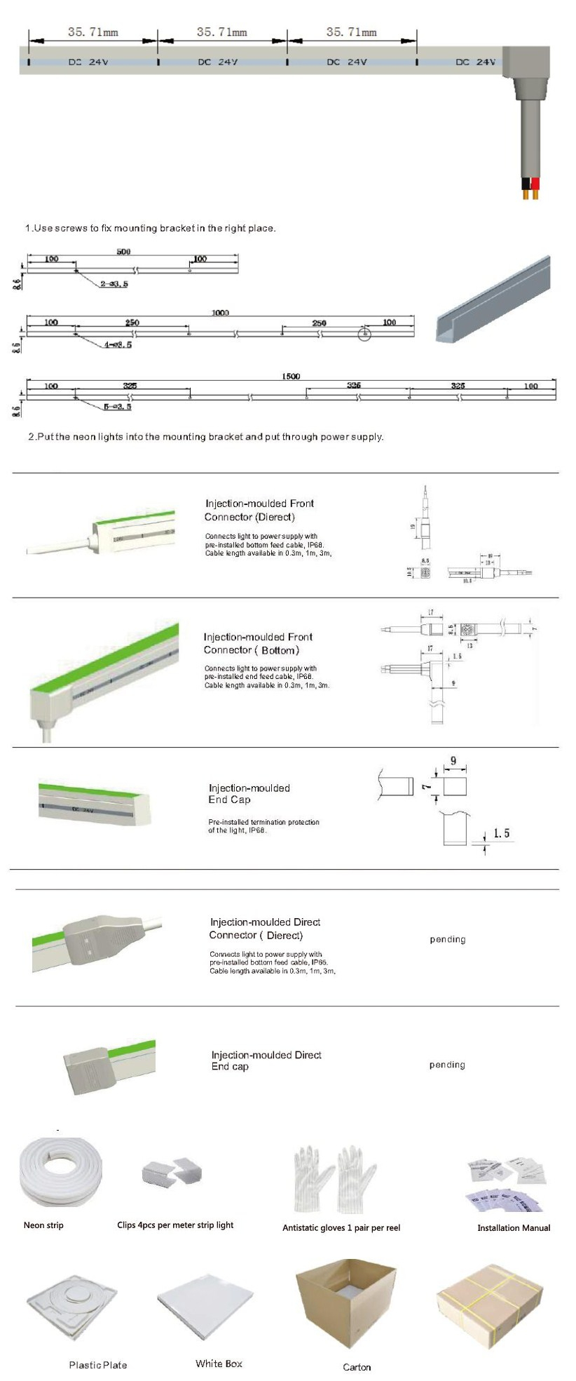 High Quality IP68 LED Neon Flex Light for Outdoor Decoration