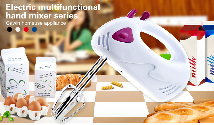 7 Speed Electric Egg Mixer Plastic with Bowl