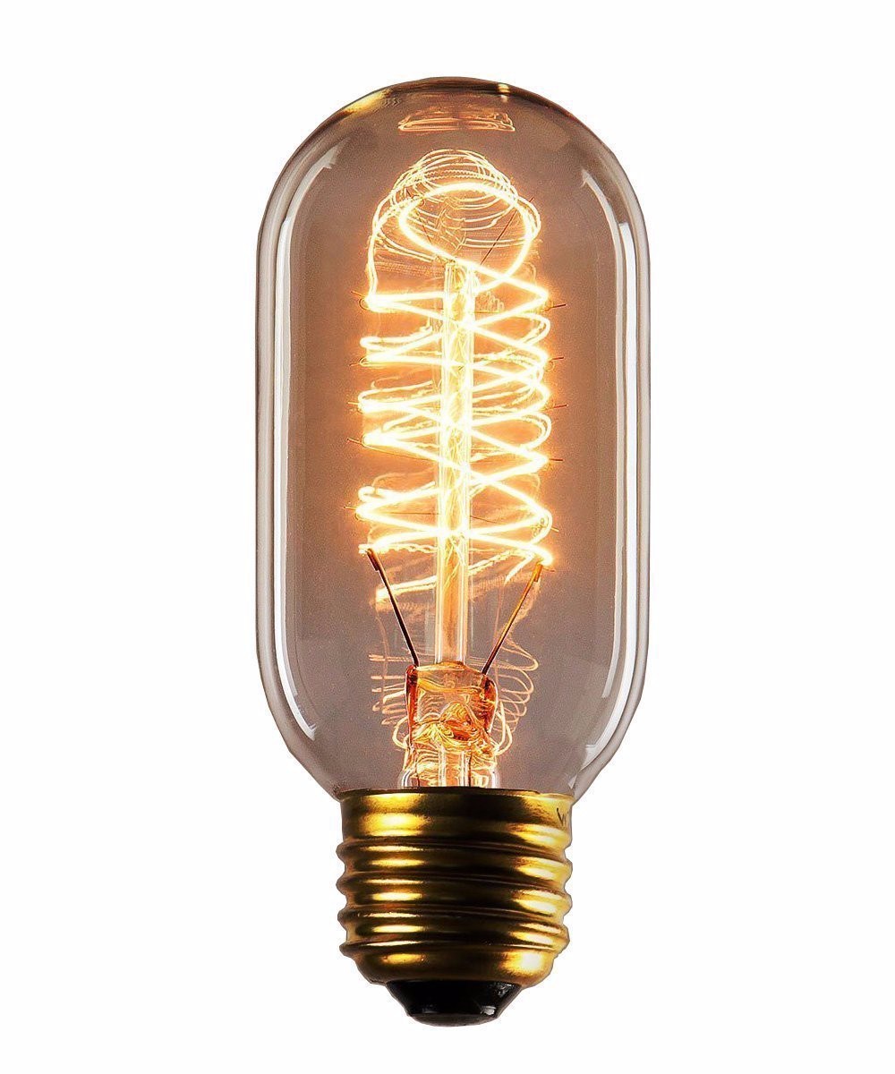 25 Watt Clear Glass Edison Style Spiral Filament Repoduction Incandescent Light Bulbs