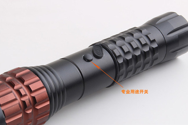 X5 Aluminum Electric Shock Stun Guns with Flashlight (SYSG-895)