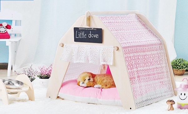 Hot Sell Comfortable New Pet Products Soft Canvas Cat Tent