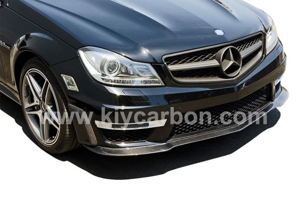 Carbon Fiber Front Lip Spoiler Car Parts for Benz