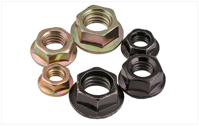 DIN 6923 Yellow Zinc Plated Hexagon Flange Nut