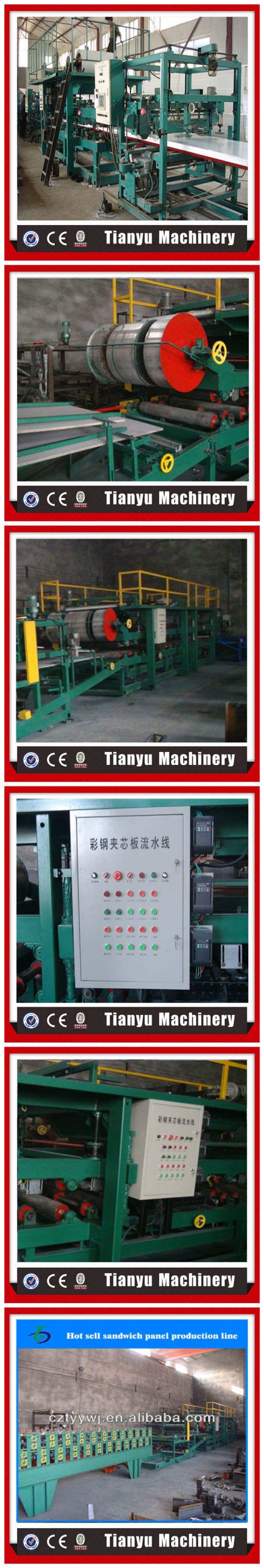 EPS Color Steel Aluminium Sandwich Composite Tile Panel Production Line