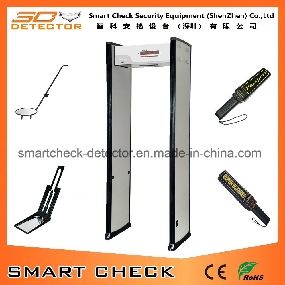 Single Zone Arch Metal Detector Portable Walk Through Metal Detector