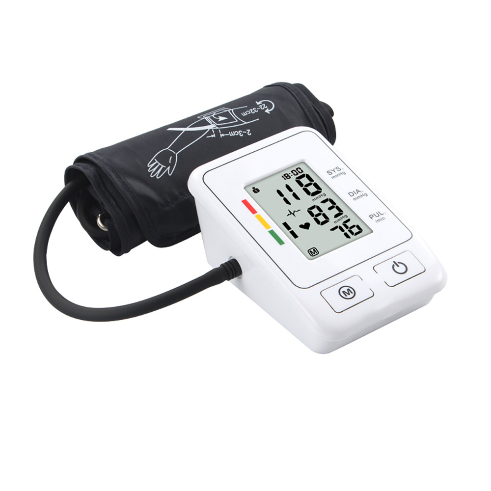 Automatic Digital Arm Blood Pressure Monitor for Home Use