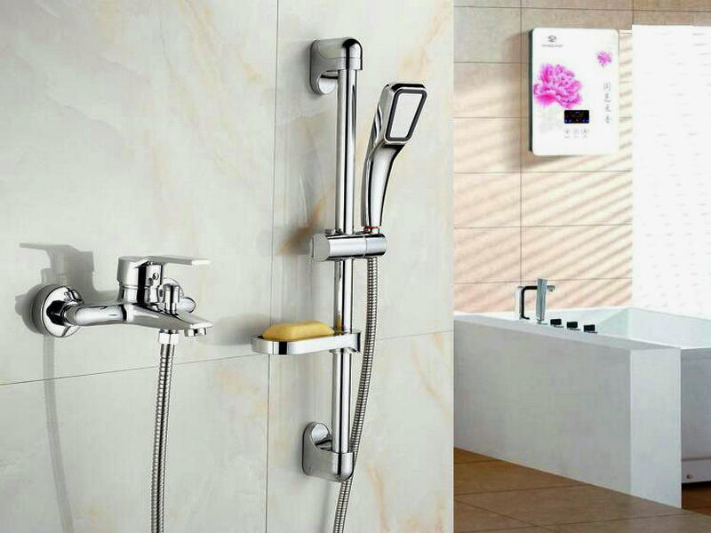 Bathroom Brass Rainfall Shower Set