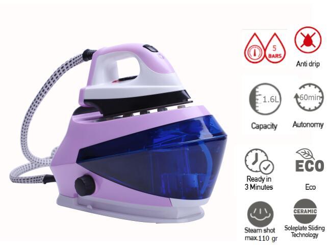 Power Steam 120g 2350W Steam Generator Iron 5 Year Anti Scale