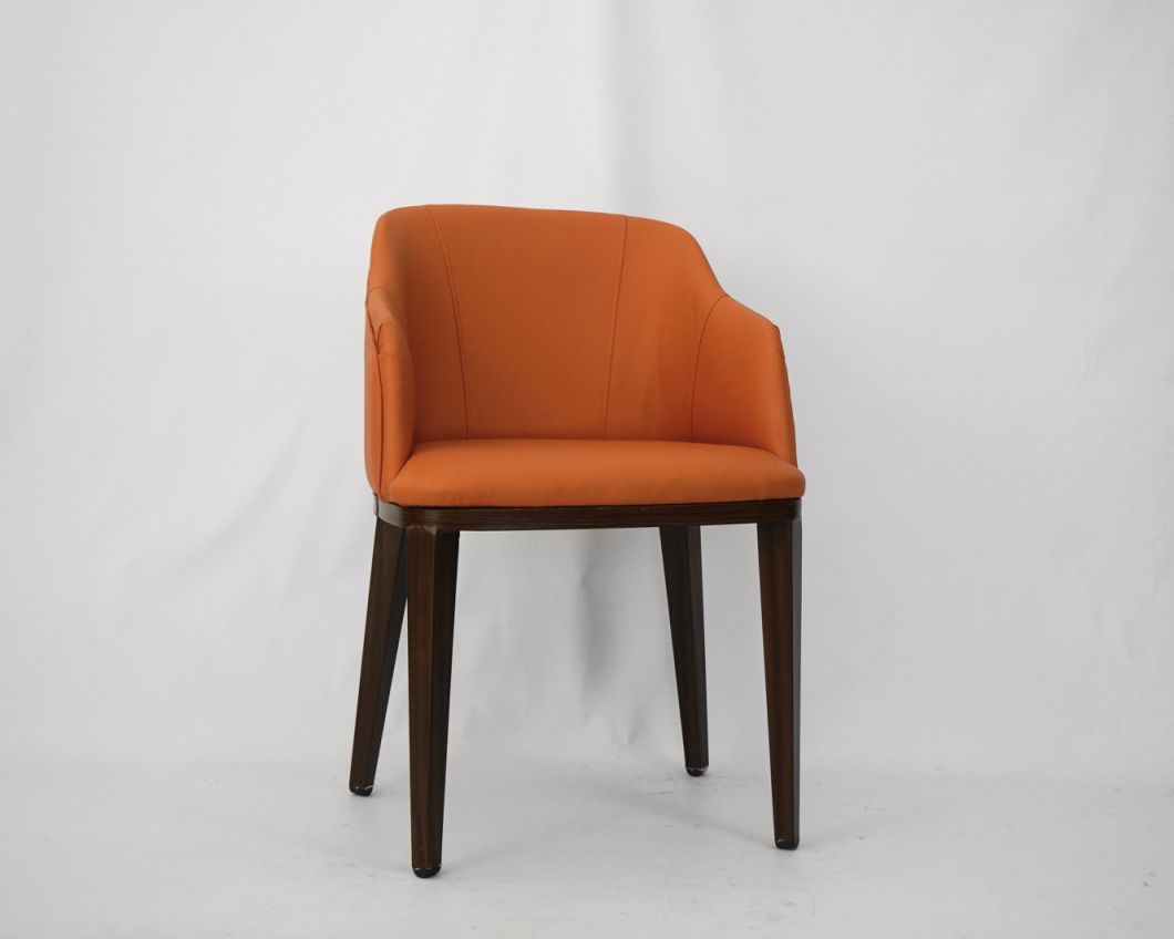 Modern Design Good Quality Hotel Metal Chair with PU Leather for Restaurant