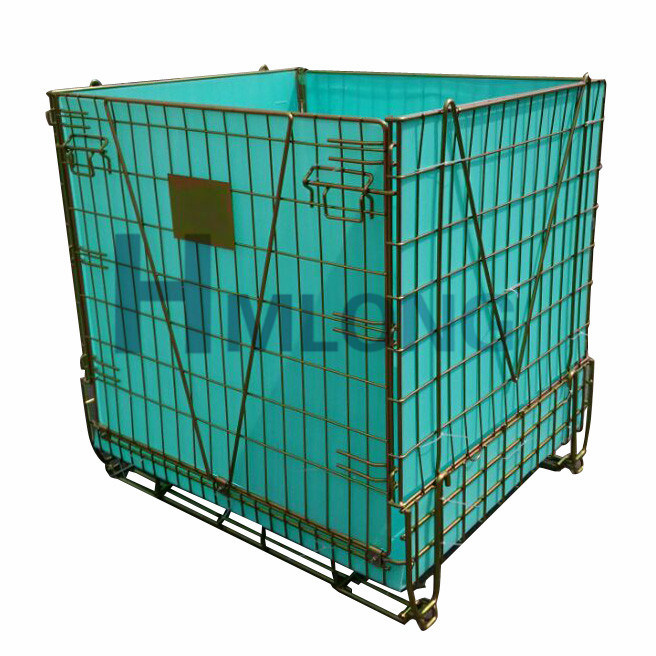 Welded Stackable Storage Folding Wire Mesh Container