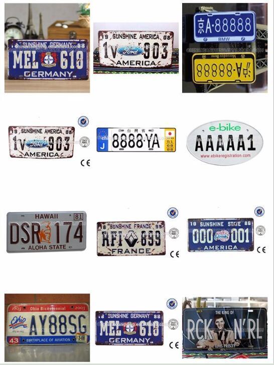 New Type Top Sale for Traffic Car Number Plate Malaysia