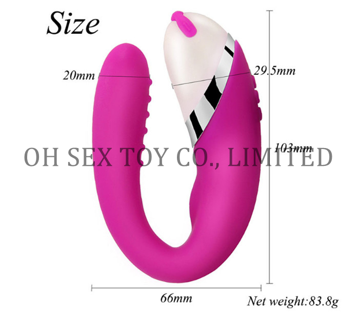 Rechargeable G-Spot Vibrator Sex Toy for Couples Man and Wife