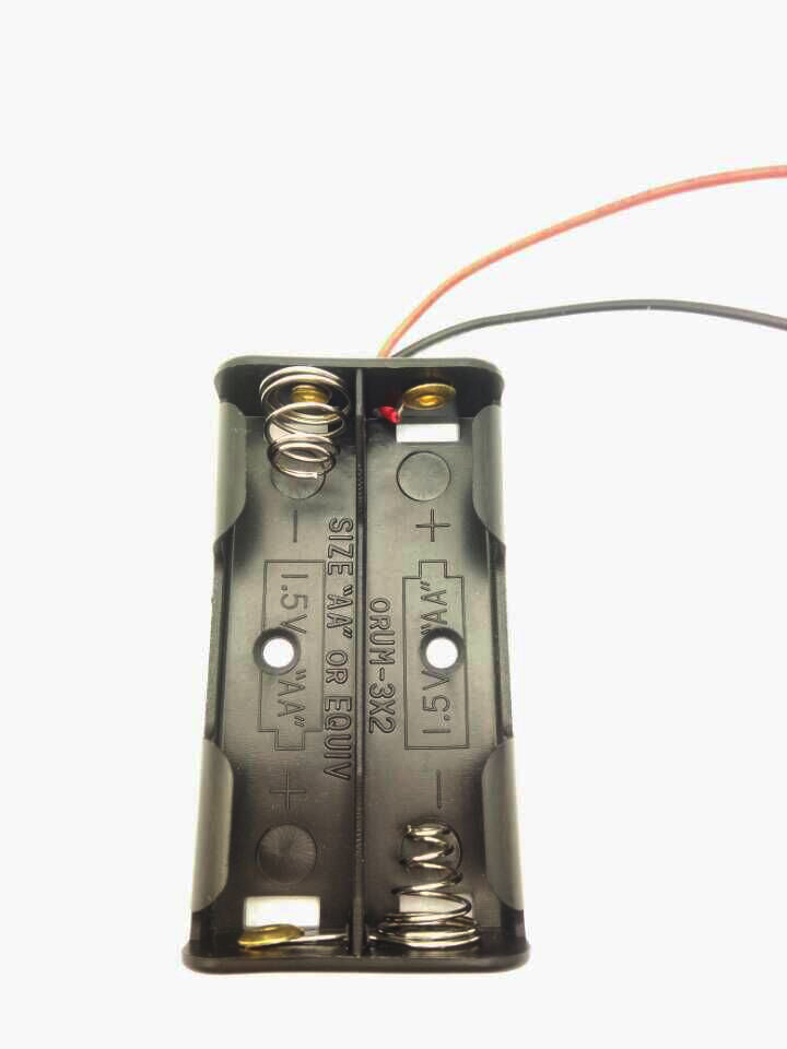 1.5V 2 options AAA battery holder switch