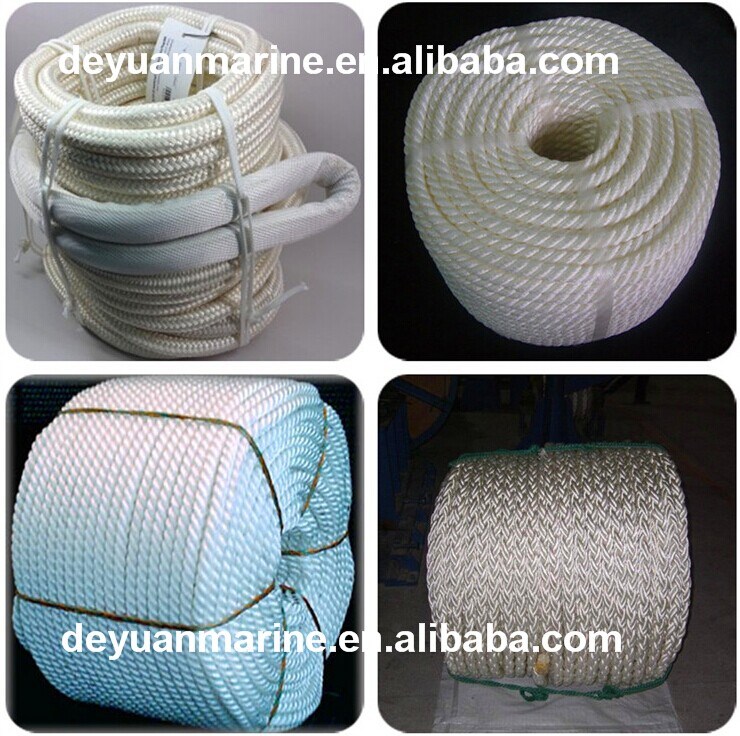 Mooring Rope Ship Used Polypropylene Rope Polyester Rope Marine Nylon Rope with Competitive Price