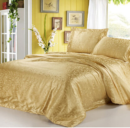 Factory Direct Sale Jacquard Quilt, High Quality Designer Handmade Chinese Silk Bedding