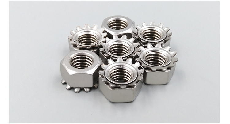 Stainless Steel Golden Supplier A2-70 Inch Size Kep Nut