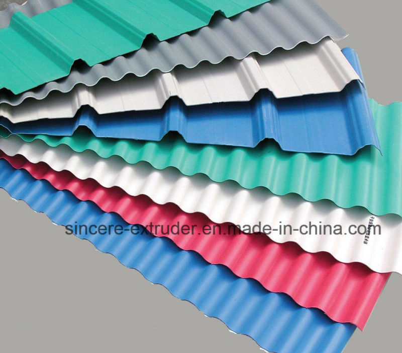 PVC Wave Roofing Sheet/Tile Extruder Production Making Machine