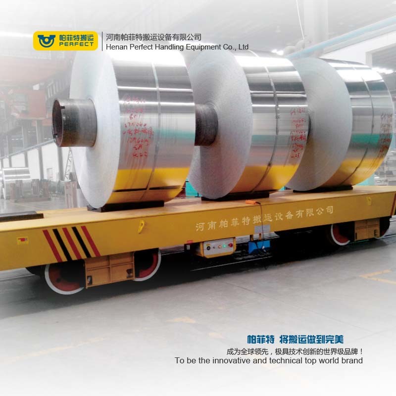 Low Voltage Rail Operated Electric Coil Transfer Cart