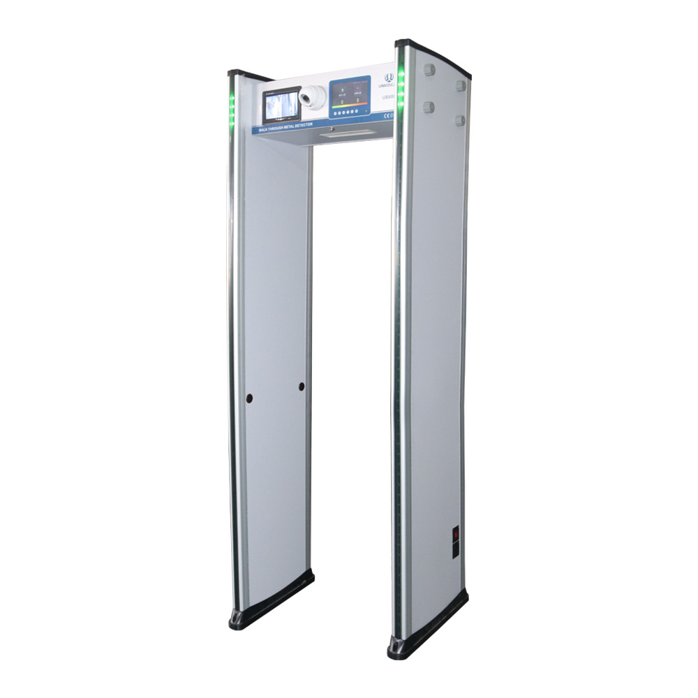 33 Zones Walk Through Metal Detector with Customized CCTV and 128g SD Card (0-999 adjusted sensitivity)