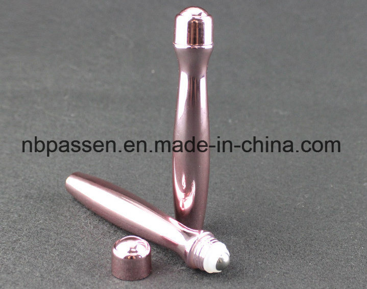 15ml Rose Gold Plastic Roll-on Bottle for Cosmetic Packaging (PPC-PRB-018)
