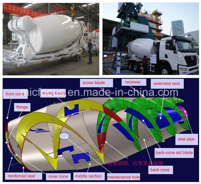 6cbm Truck Mixer-Cart Away Concrete Truck Mixer