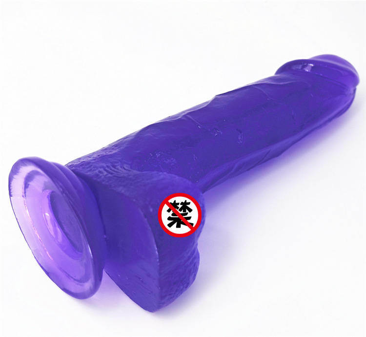 Silicone Vibrating G-Spot Crystal Simulation Waterproof Muted Penis Vibrating Didos Sex Toys