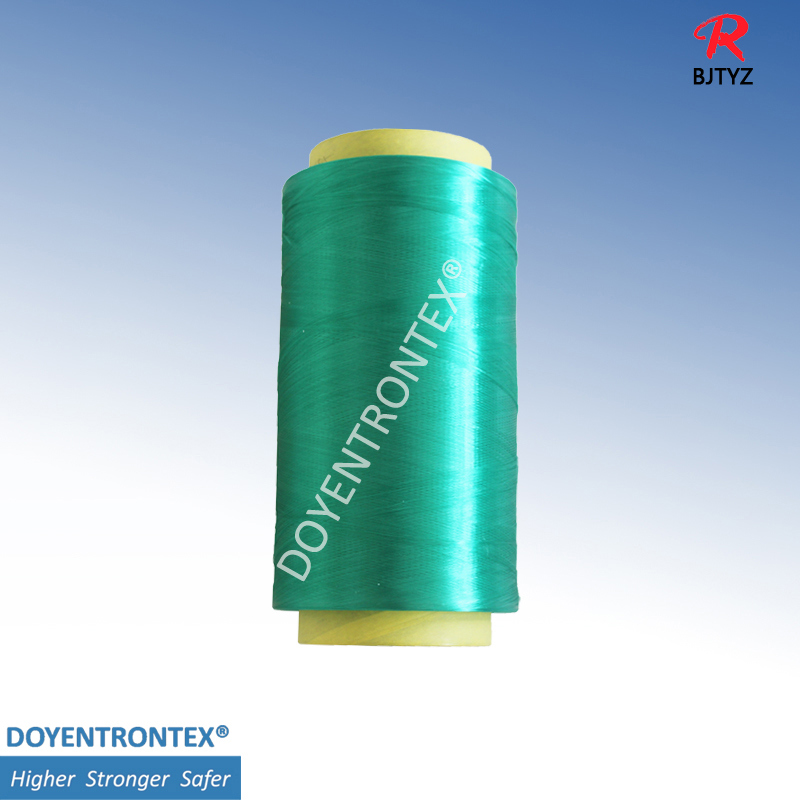 UHMWPE Fiber/Hppe Fiber/PE Fiber/PE Yarn for Cut-Resistant Gloves/Ultra-High Molecular Weight Polyethylene Fiber (Colored fiber) (TYZ-TM30-800D-Moss Green)