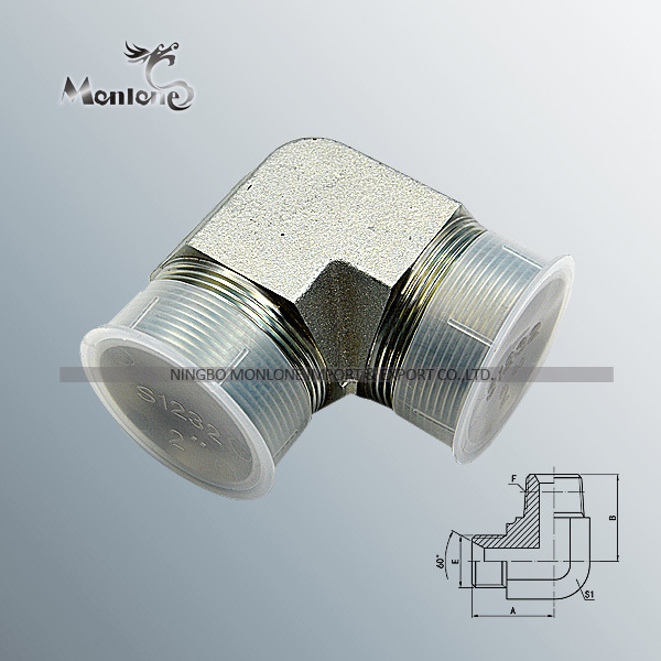 Carbon Steel Pipe Fittings Elbow Pneumatic Brass Hydraulic Hose Fitting