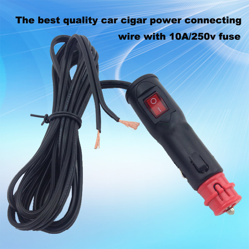 The Latest European Model Car Cigarette Lighter Power with Switch