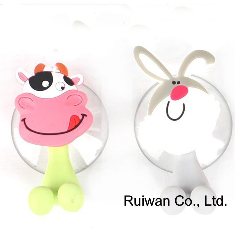 Animal Design PVC Rubber Kids Toothbrush Holder (TBH002)