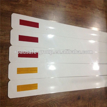 Road Safety Flexible Manganese Steel Plastic Delineator Sign Post