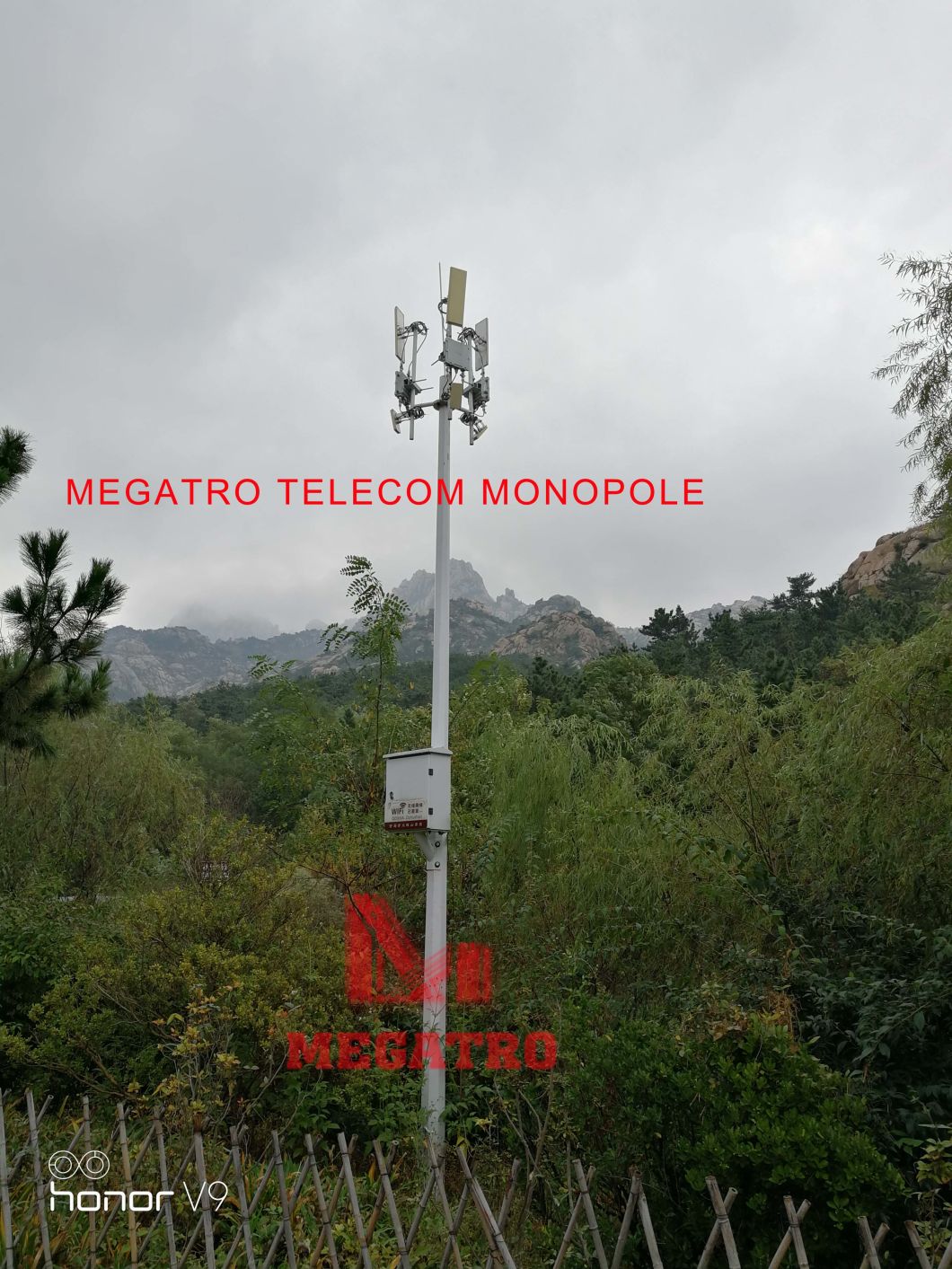 Megatro Telecom Self Pole Tower