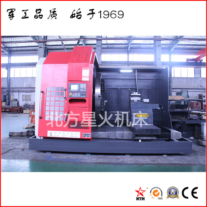 First Lathe Machine for Turning Wind Power Part (CK61160)