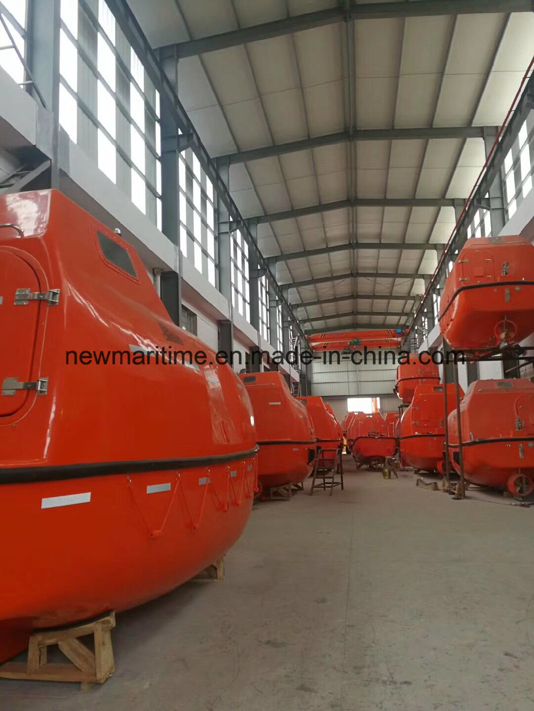 7 Meters FRP Marine Fireproof Lifeboat for Sale