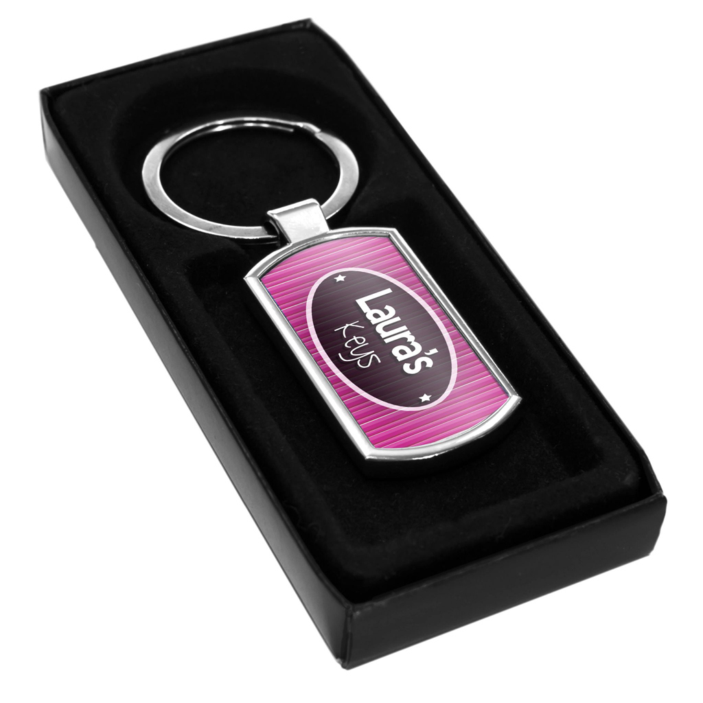 Sublimation Zinc Alloy Metal Blank Keychain