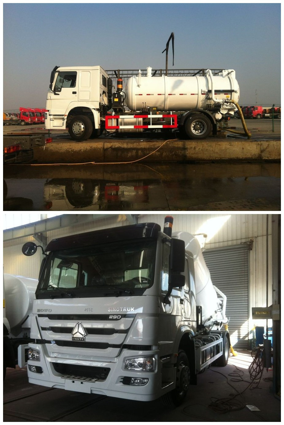 Sinotruk HOWO 4X2 Vacuum Fecal Suction Truck 12, 000L Sewage Suction Truck