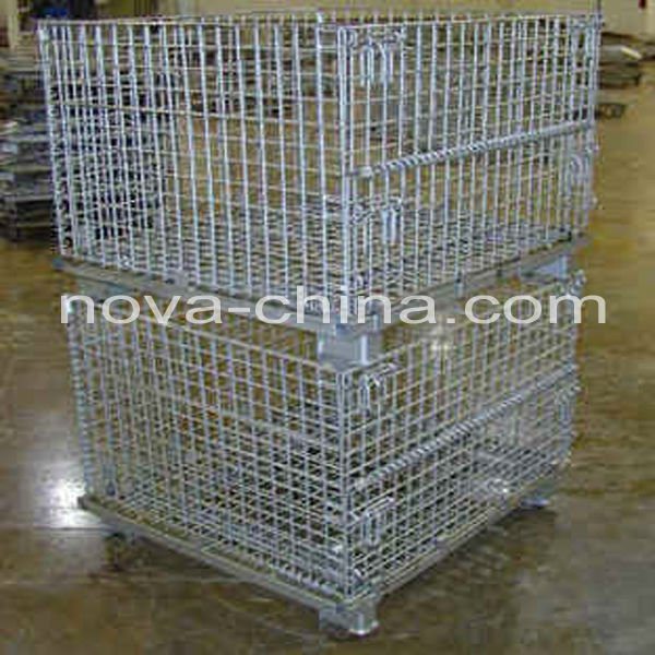 Wire Mesh Container for Warehouse System